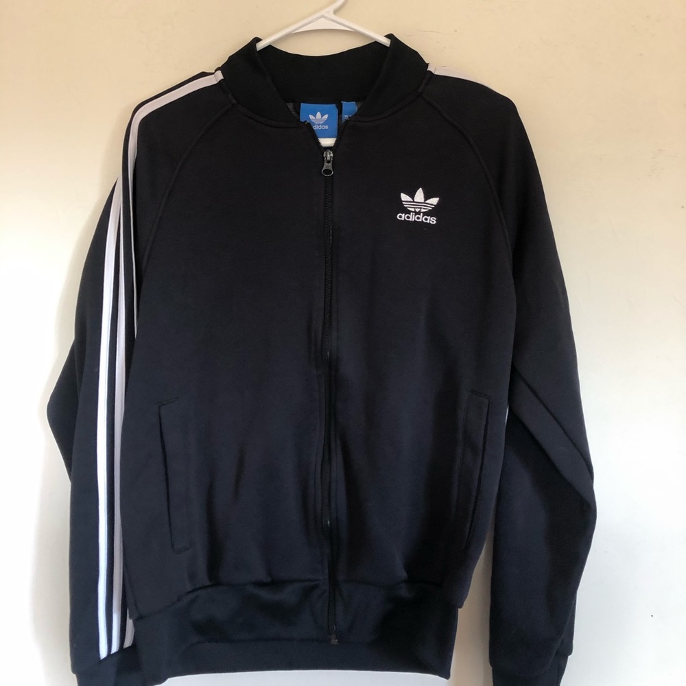 Black Adidas Zip Up